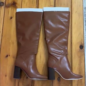 H&M knee high heeled boots